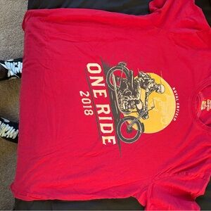 Red Royal Enfield Graphic T-Shirt